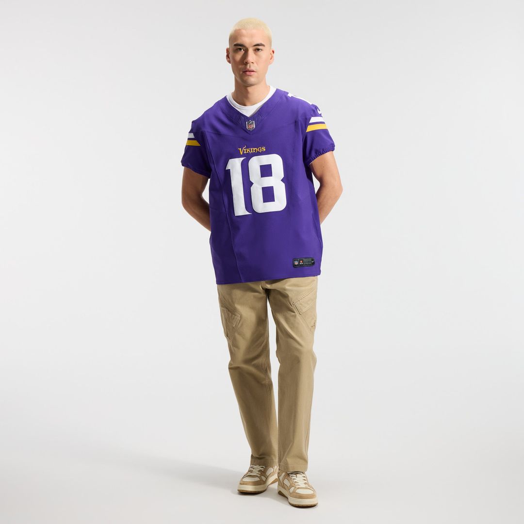 Justin Jefferson Minnesota Vikings Purple Team Vapor F.U.S.E. Elite Jersey