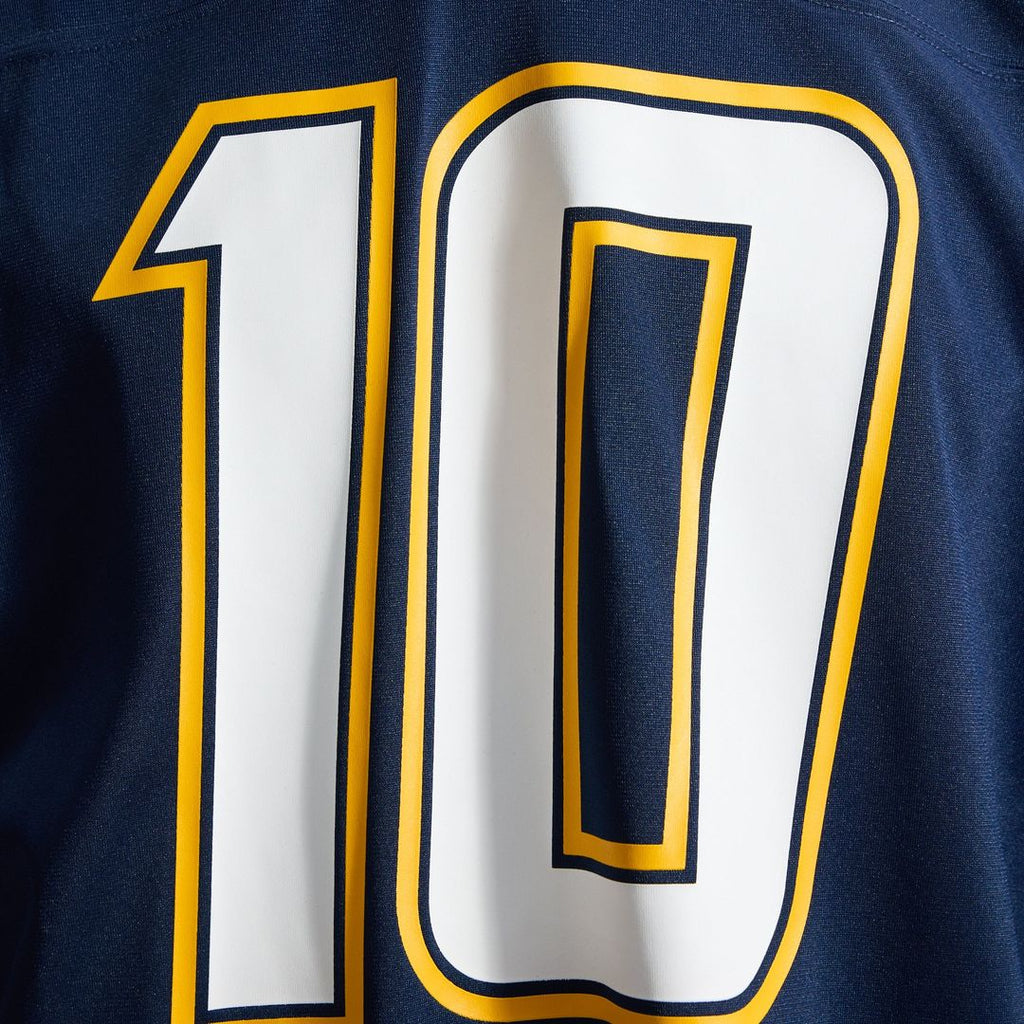 Justin Herbert Los Angeles Chargers Gold Alternate Charger Power Game Player Jersey