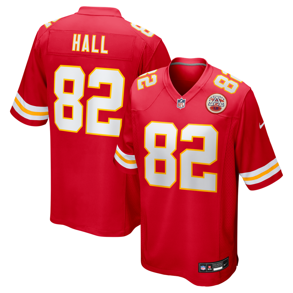 Dante Hall Kansas City Chiefs Red Retired Player Game Jersey