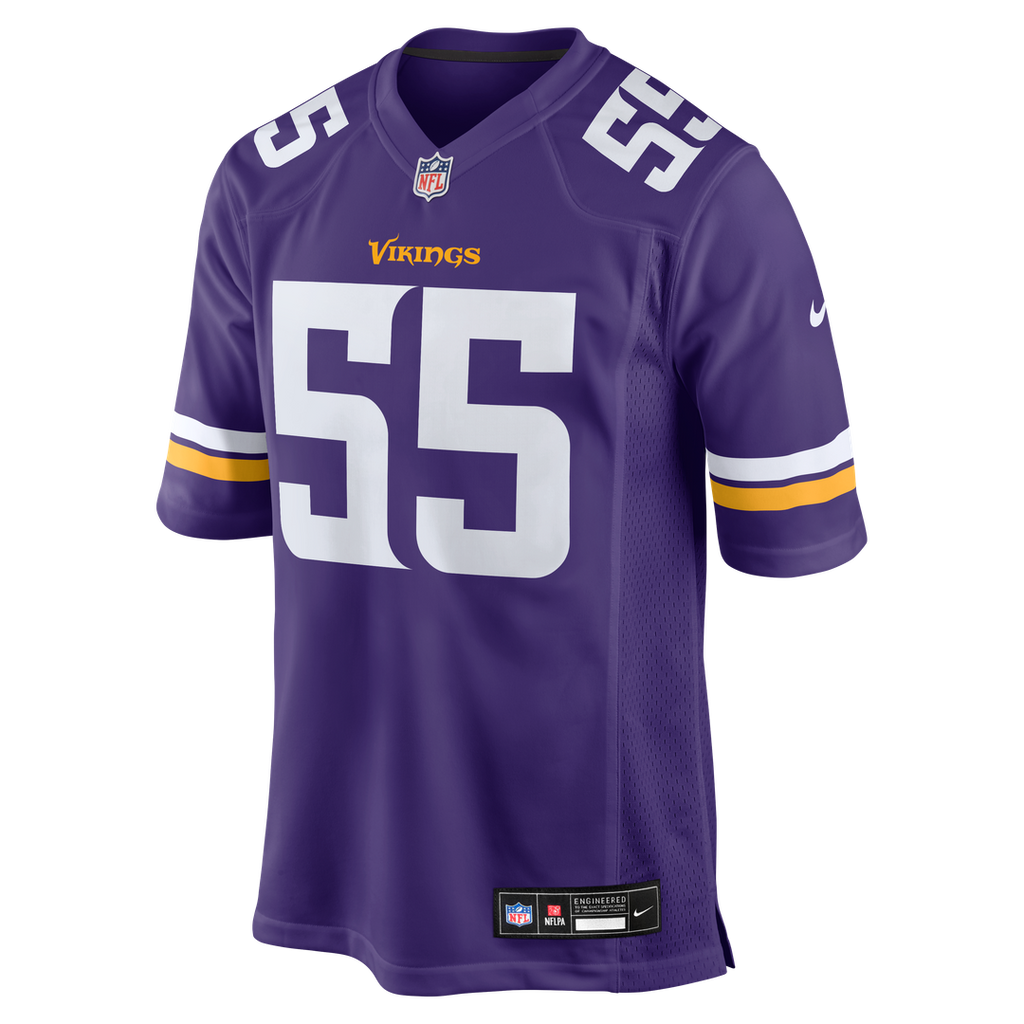 Eric Wilson Minnesota Vikings Purple Team Game Jersey