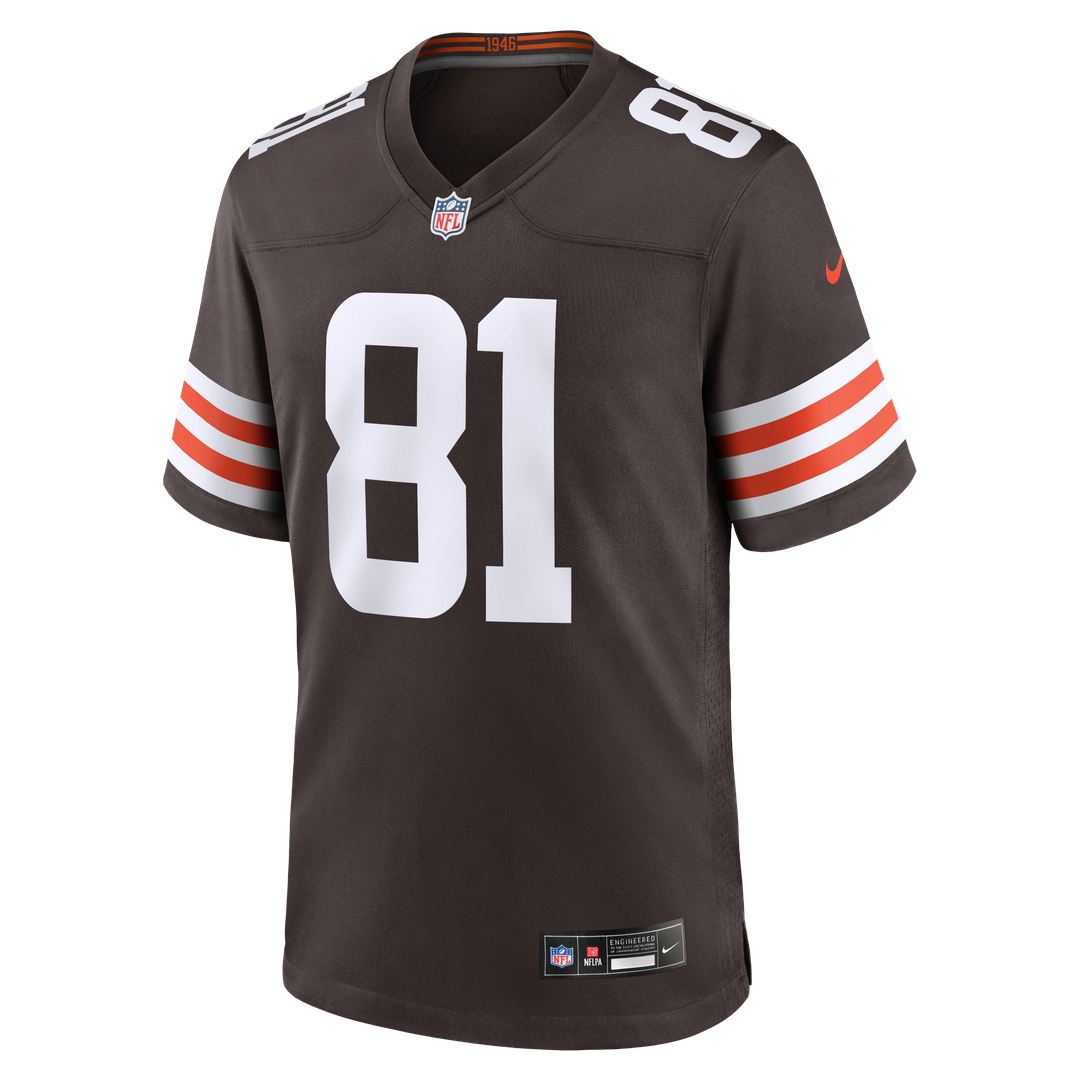 Luke Floriea Cleveland Browns Brown Team Game Jersey