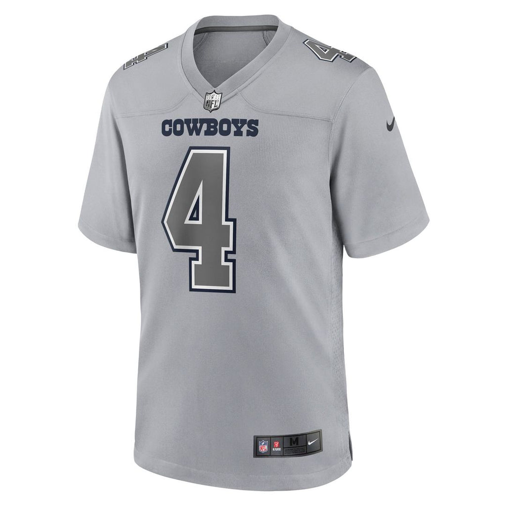 Dak Prescott Dallas Cowboys Gray Atmosphere Fashion Game Jersey