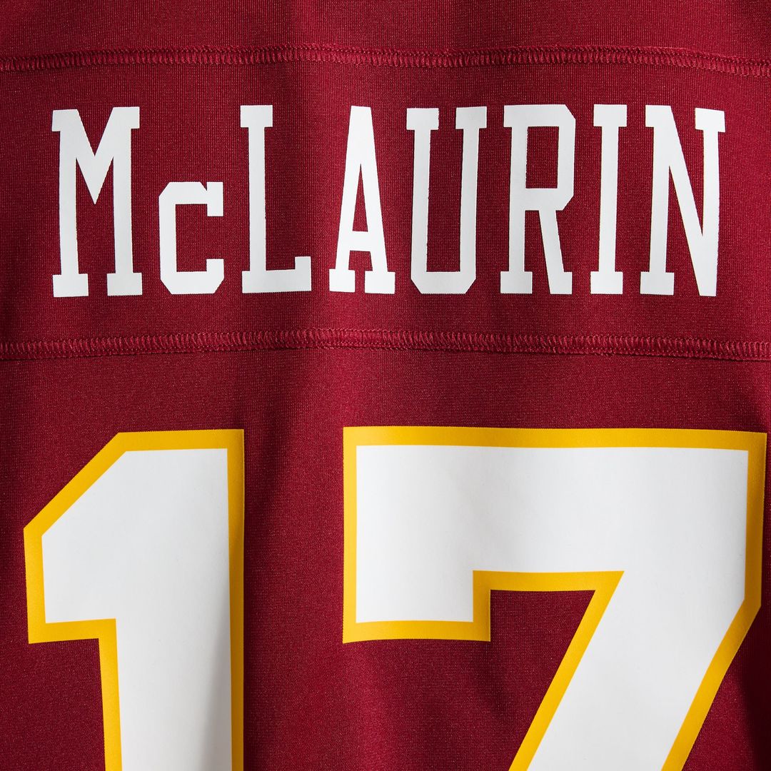 Terry McLaurin Washington Commanders Hail Raiser Black Alternate Game Jersey