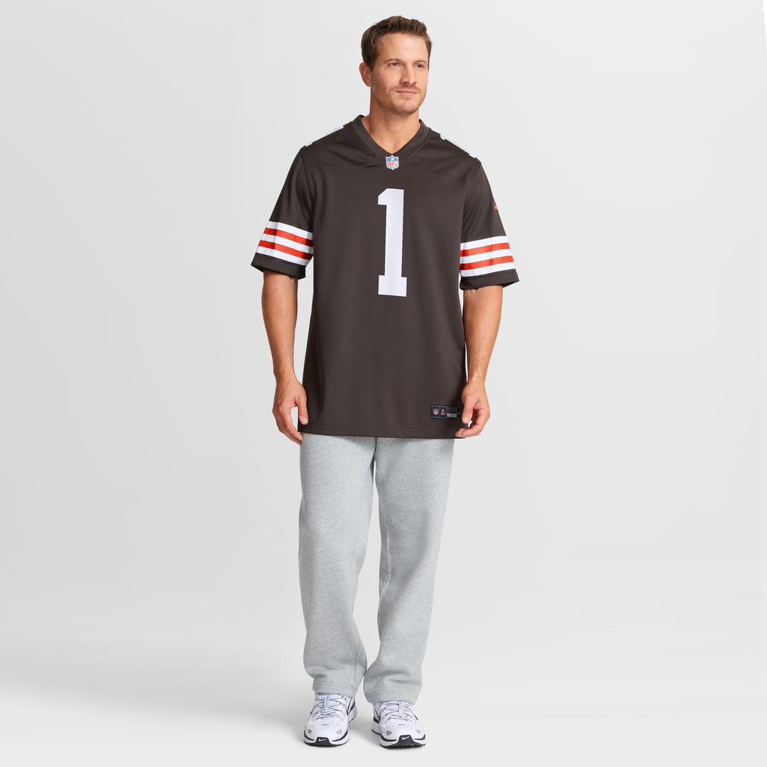 KC Concepcion Jr. Cleveland Browns Brown Team Game Jersey