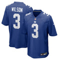 Russell Wilson New York Giants Royal Game Jersey