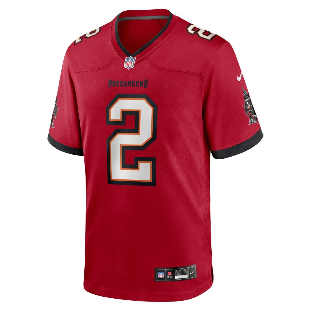 Emeka Egbuka Tampa Bay Buccaneers Red Team Game Jersey