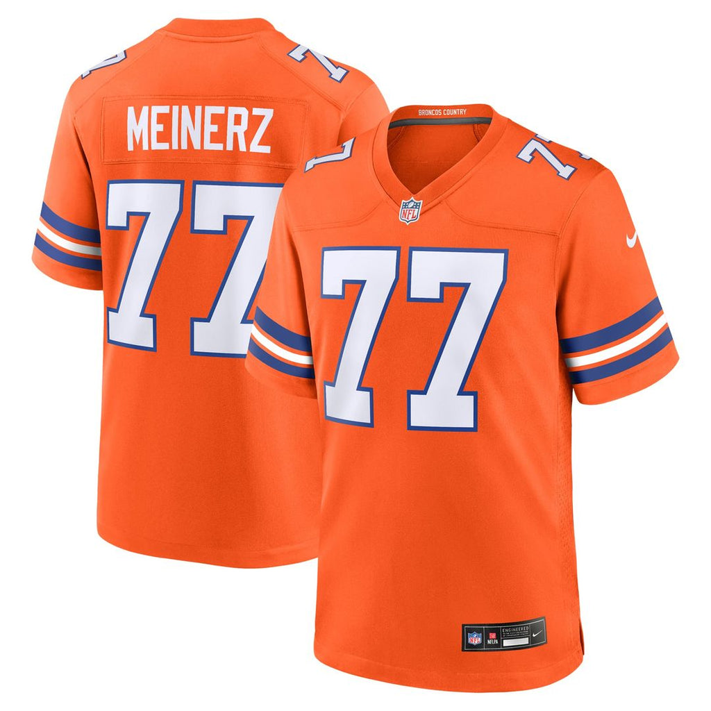 Quinn Meinerz Denver Broncos Orange Alternate Game Jersey