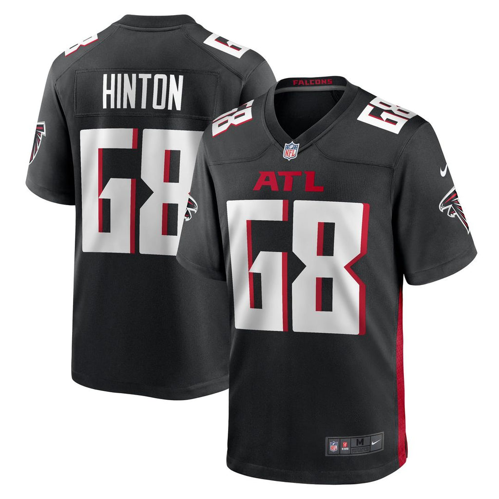 Kyle Hinton Atlanta Falcons Black Team Game Jersey