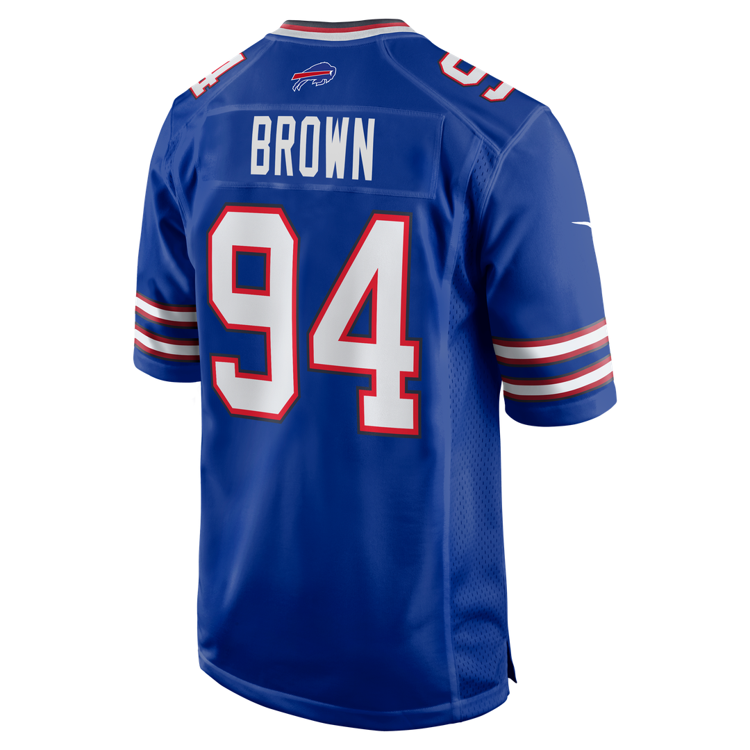 Andrew Brown Buffalo Bills Royal Game Jersey