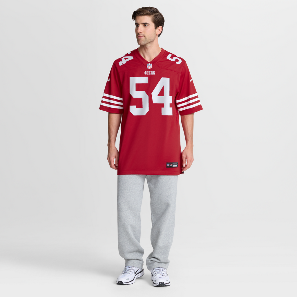 Fred Warner San Francisco 49ers White Player Game Jersey