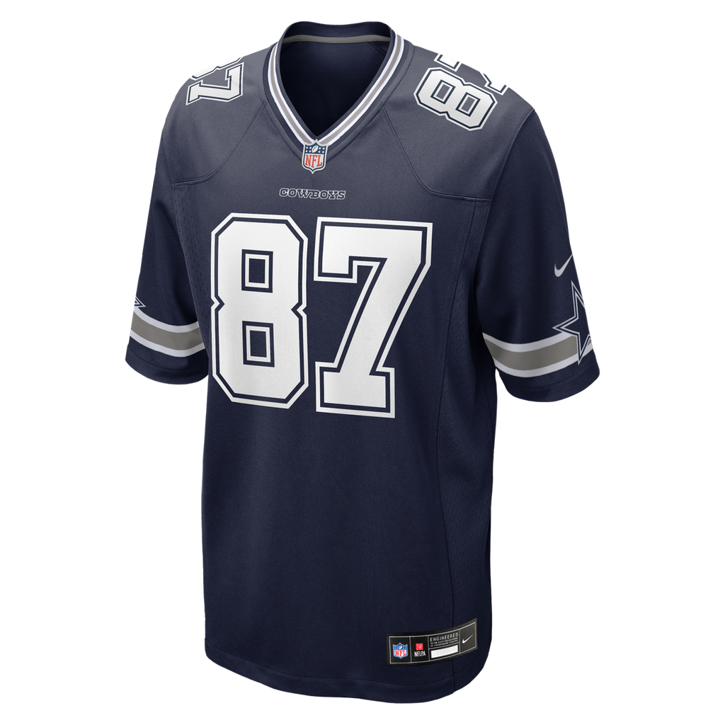Jake Ferguson Dallas Cowboys Navy Team Game Jersey