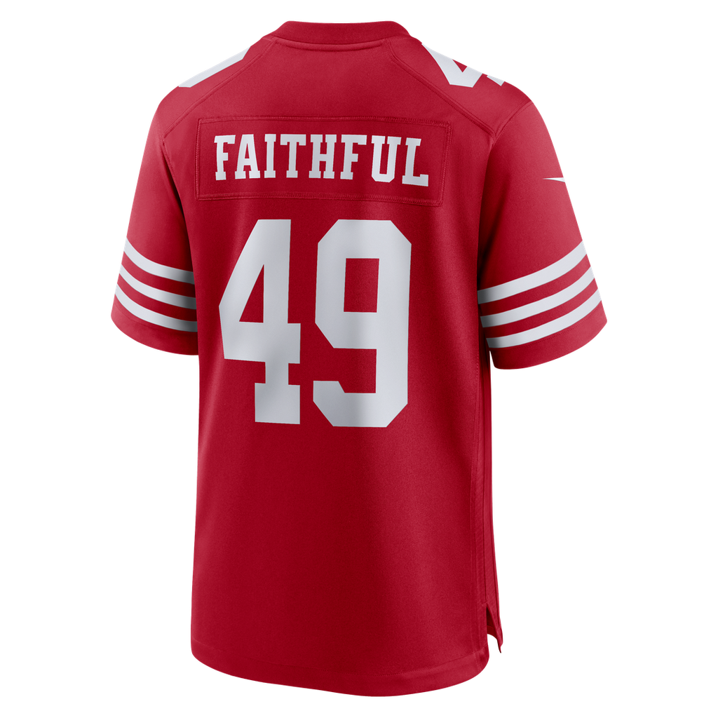 The Faithful San Francisco 49ers White 80th Anniversary Game Jersey