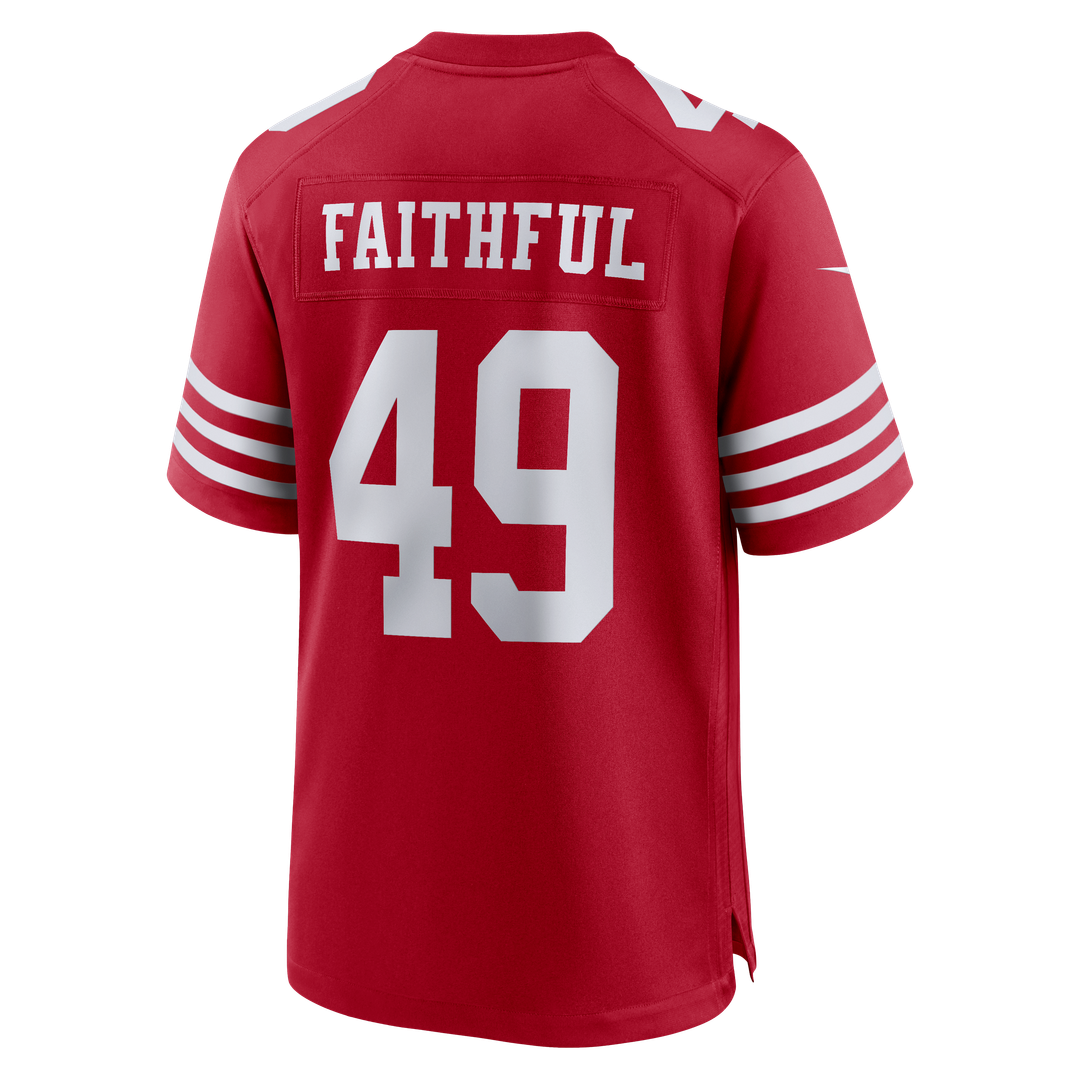 The Faithful San Francisco 49ers White 80th Anniversary Game Jersey