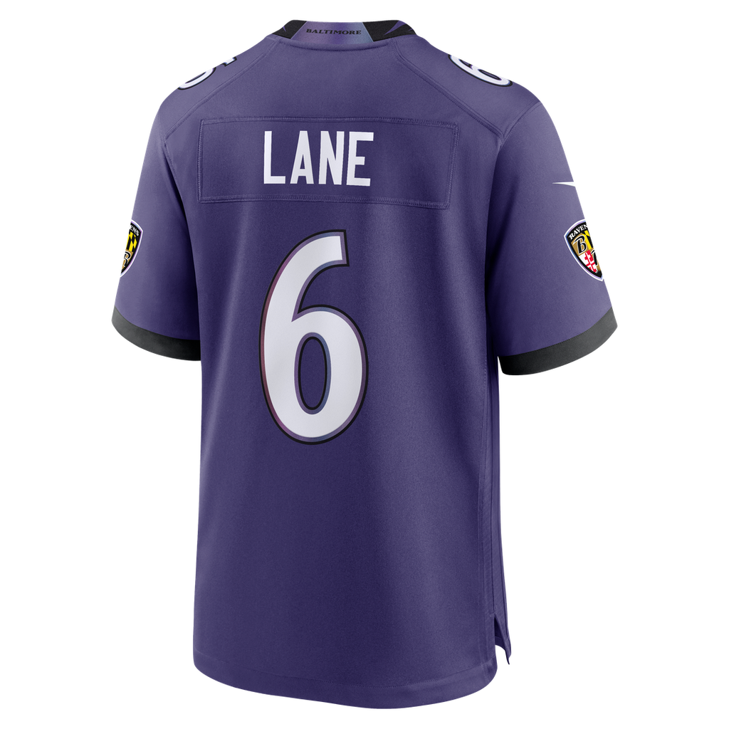 Ja'Kobi Lane Baltimore Ravens Purple Team Game Jersey