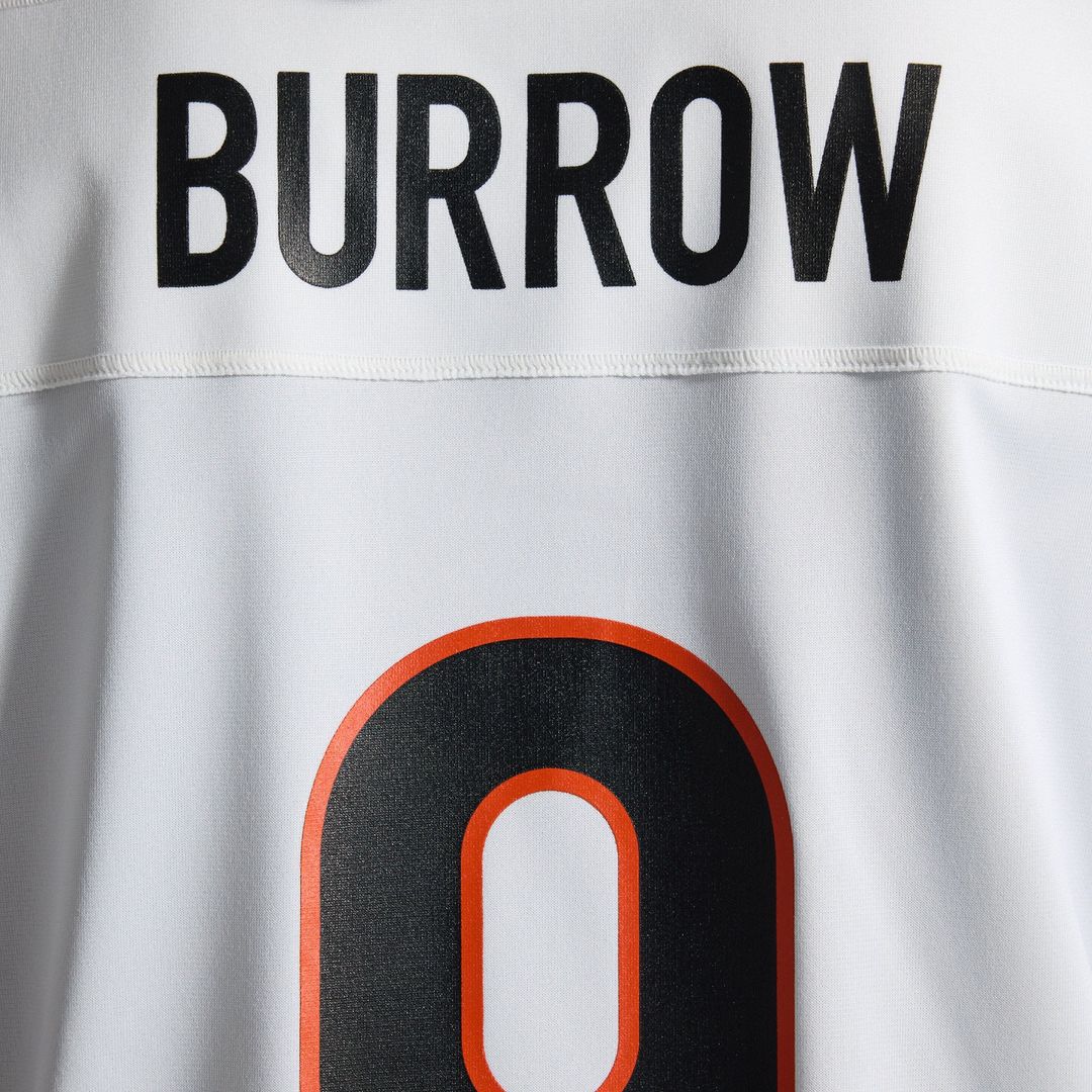Joe Burrow Cincinnati Bengals White Game Jersey