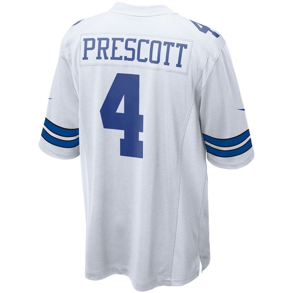 Dak Prescott Dallas Cowboys White Game Team Jersey