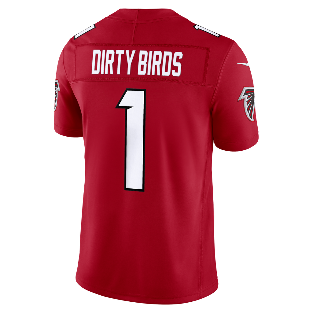 Dirty Birds Atlanta Falcons Red Team Vapor F.U.S.E. Stitched Limited Jersey