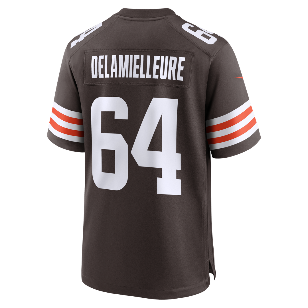 Joe DeLamielleure Cleveland Browns Brown Game Retired Player Jersey