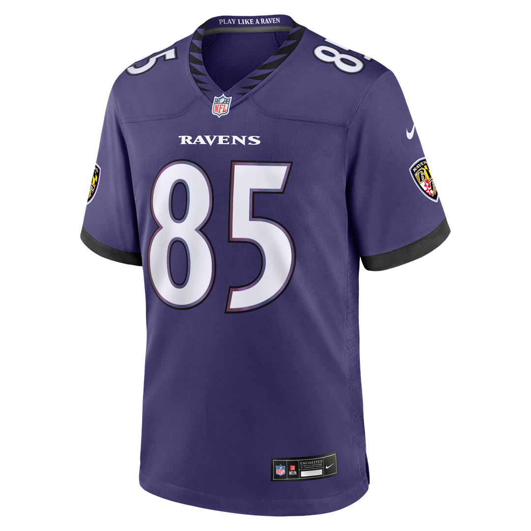 Josh Cuevas Baltimore Ravens Purple Team Game Jersey