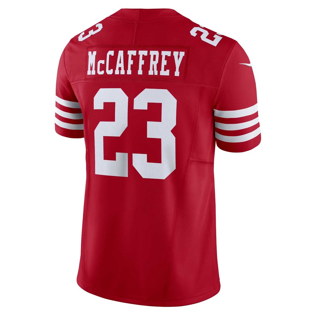 Christian McCaffrey San Francisco 49ers Scarlet Vapor F.U.S.E. Limited Jersey