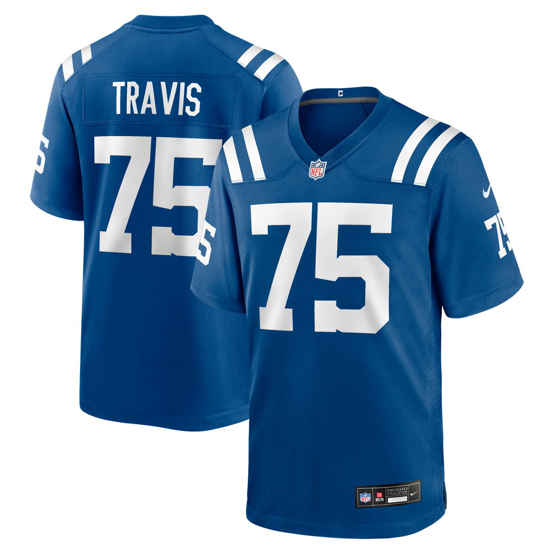 Jalen Travis Indianapolis Colts Royal Team Game Jersey