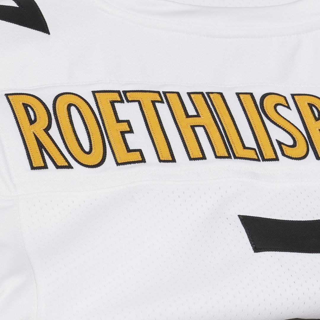 Ben Roethlisberger Pittsburgh Steelers White 2005 Authentic Throwback Jersey