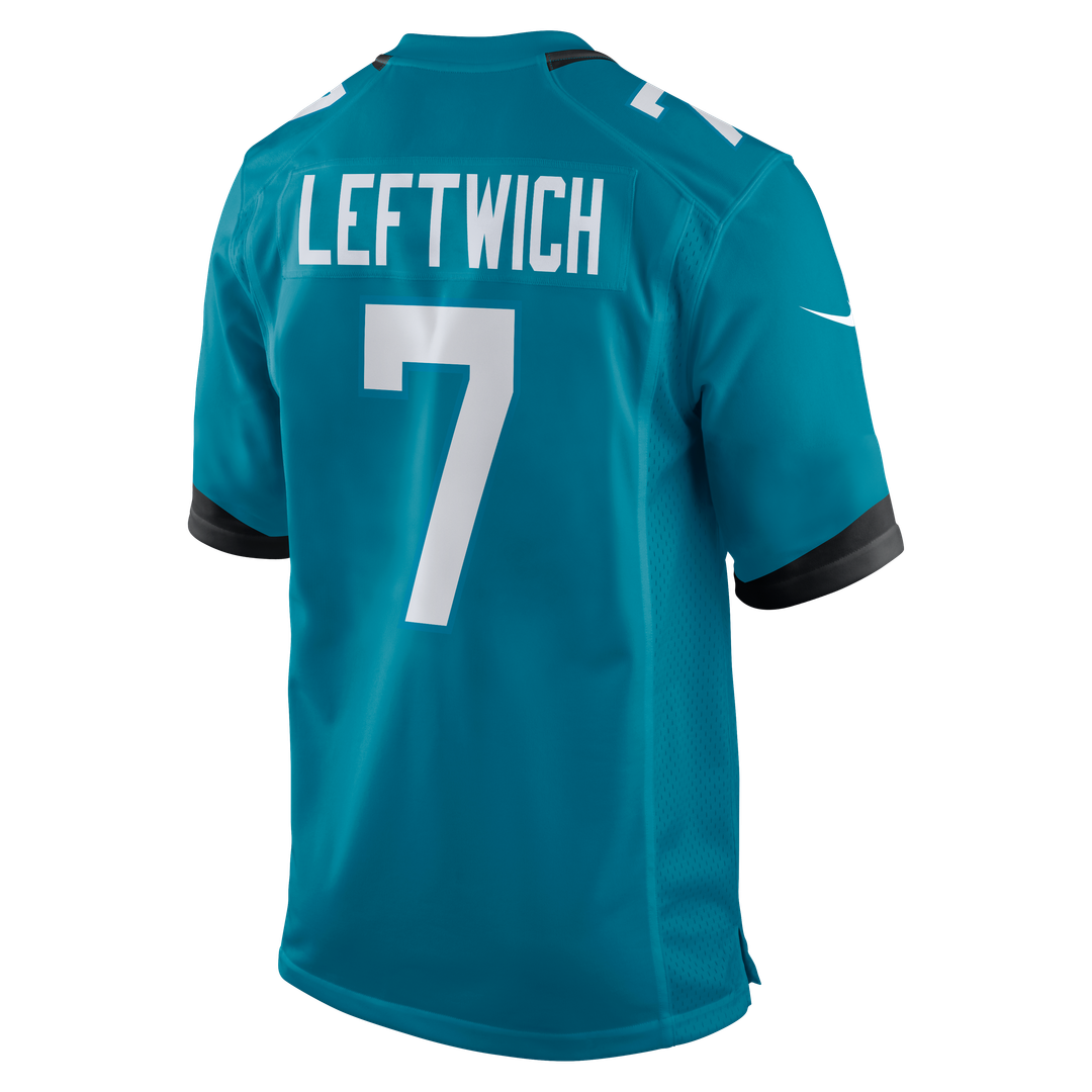 Byron Leftwich Jacksonville Jaguars Teal Retired Player Game Jersey