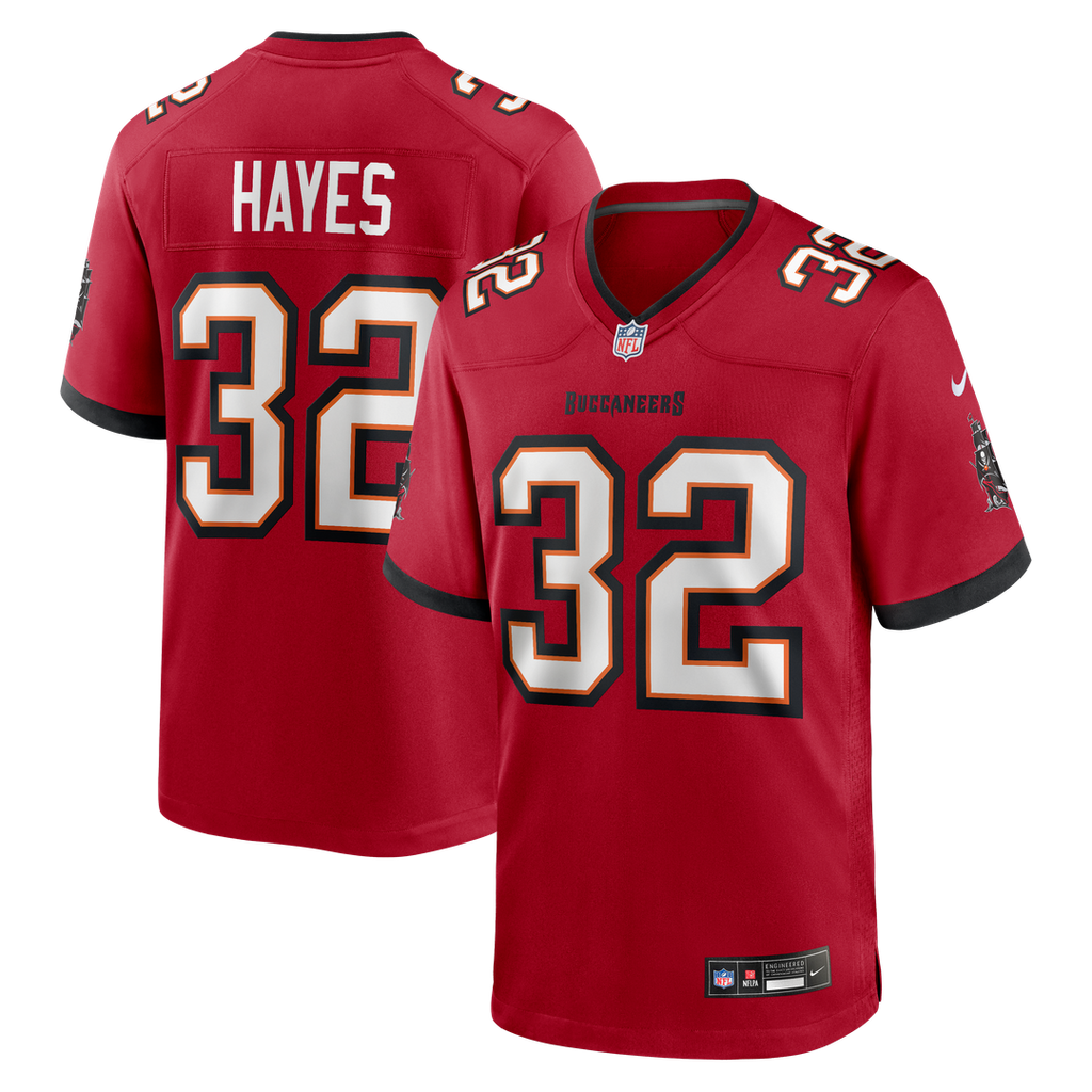 Josh Hayes Tampa Bay Buccaneers Red Game Jersey