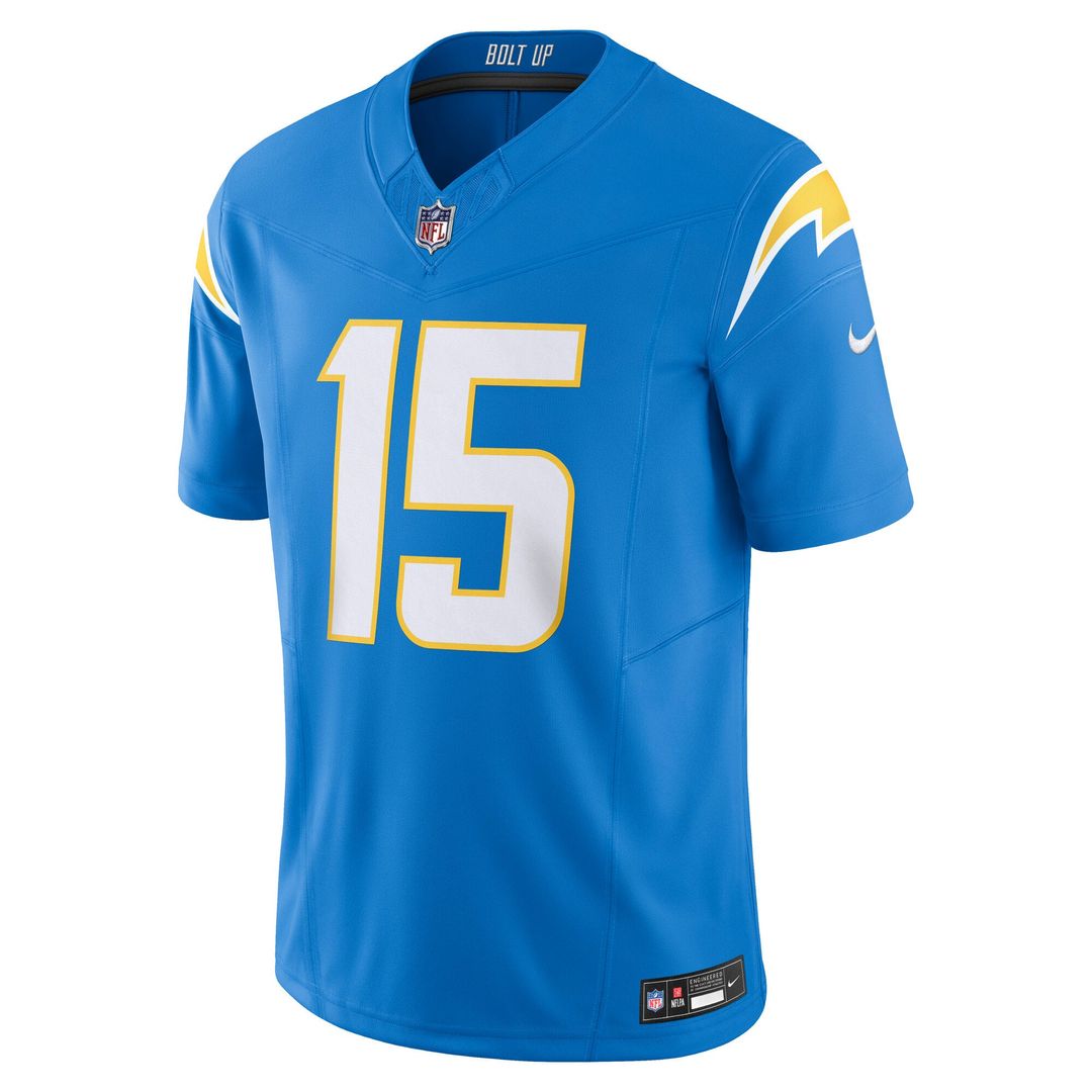 Ladd McConkey Los Angeles Chargers Powder Blue Team Vapor F.U.S.E. Limited Jersey