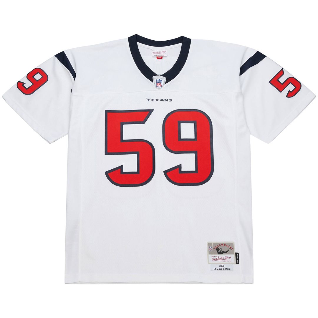 DeMeco Ryans Houston Texans White 2006 Legacy Replica Jersey
