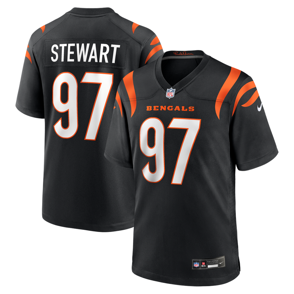 Shemar Stewart Cincinnati Bengals Black Team Game Jersey