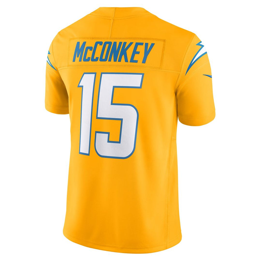 Ladd McConkey Los Angeles Chargers Powder Blue Team Vapor F.U.S.E. Limited Jersey