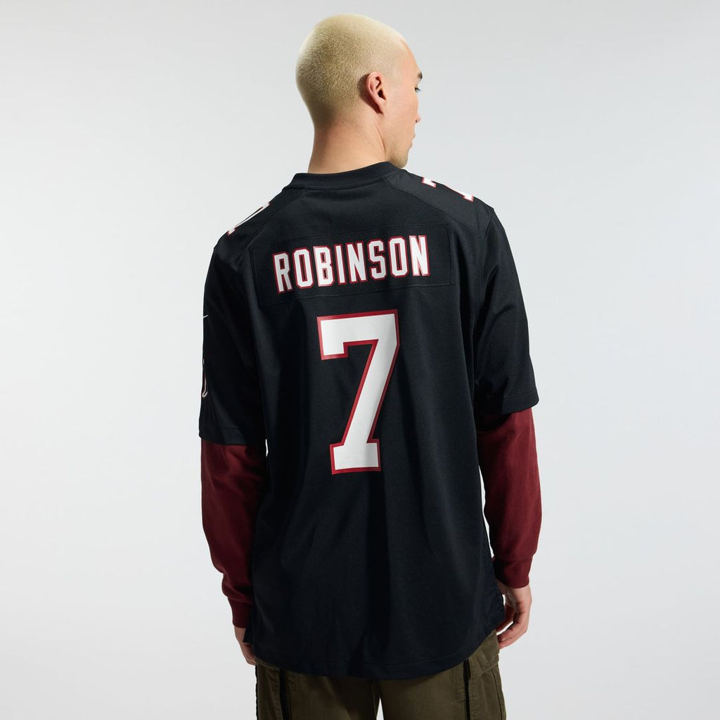 Bijan Robinson Atlanta Falcons Black Throwback Game Jersey