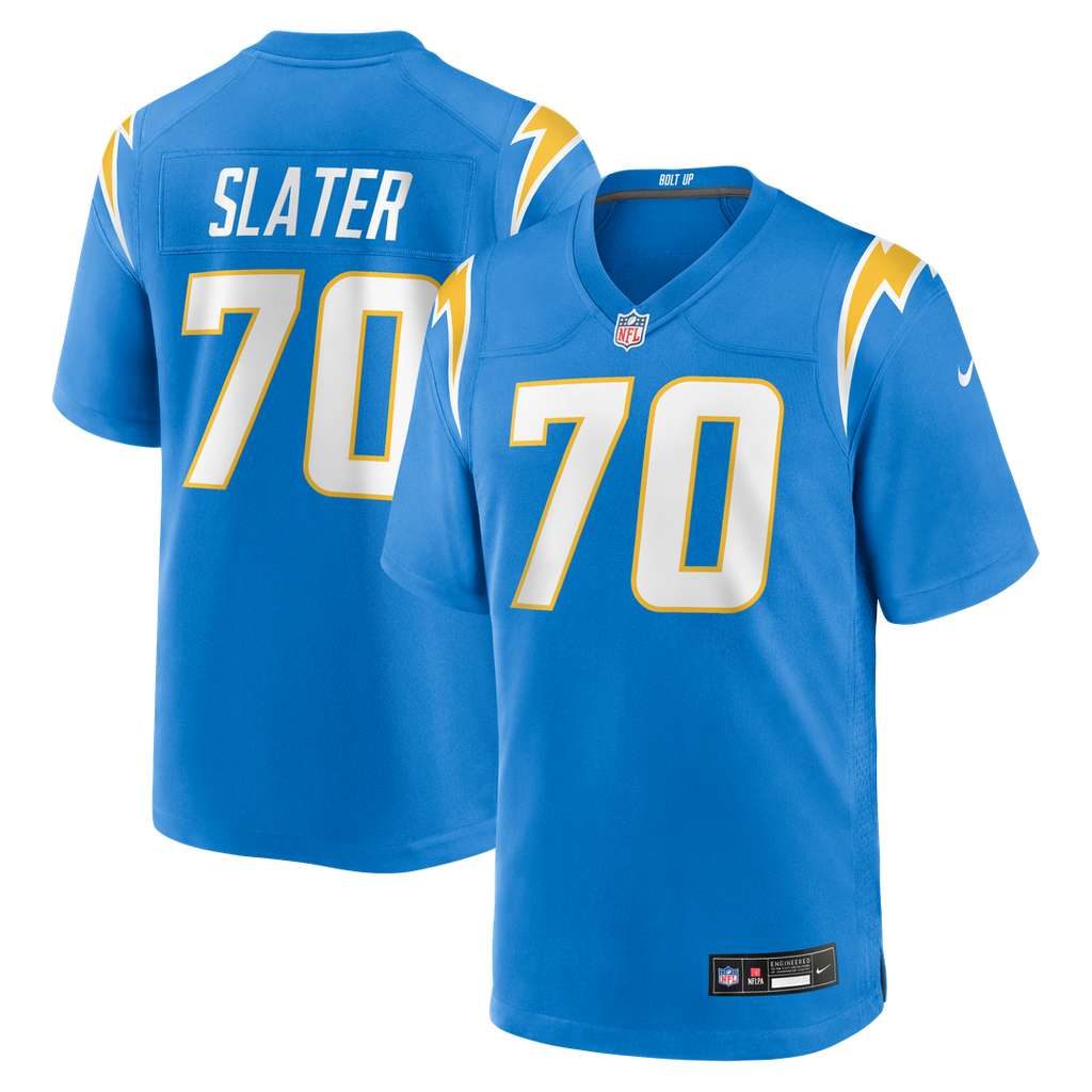 Rashawn Slater Los Angeles Chargers Powder Blue Game Jersey