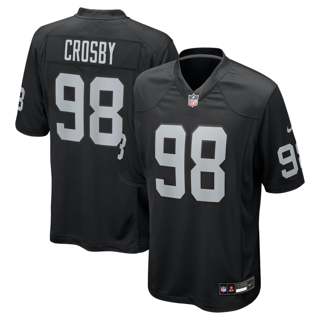 Maxx Crosby Las Vegas Raiders Black Game Jersey