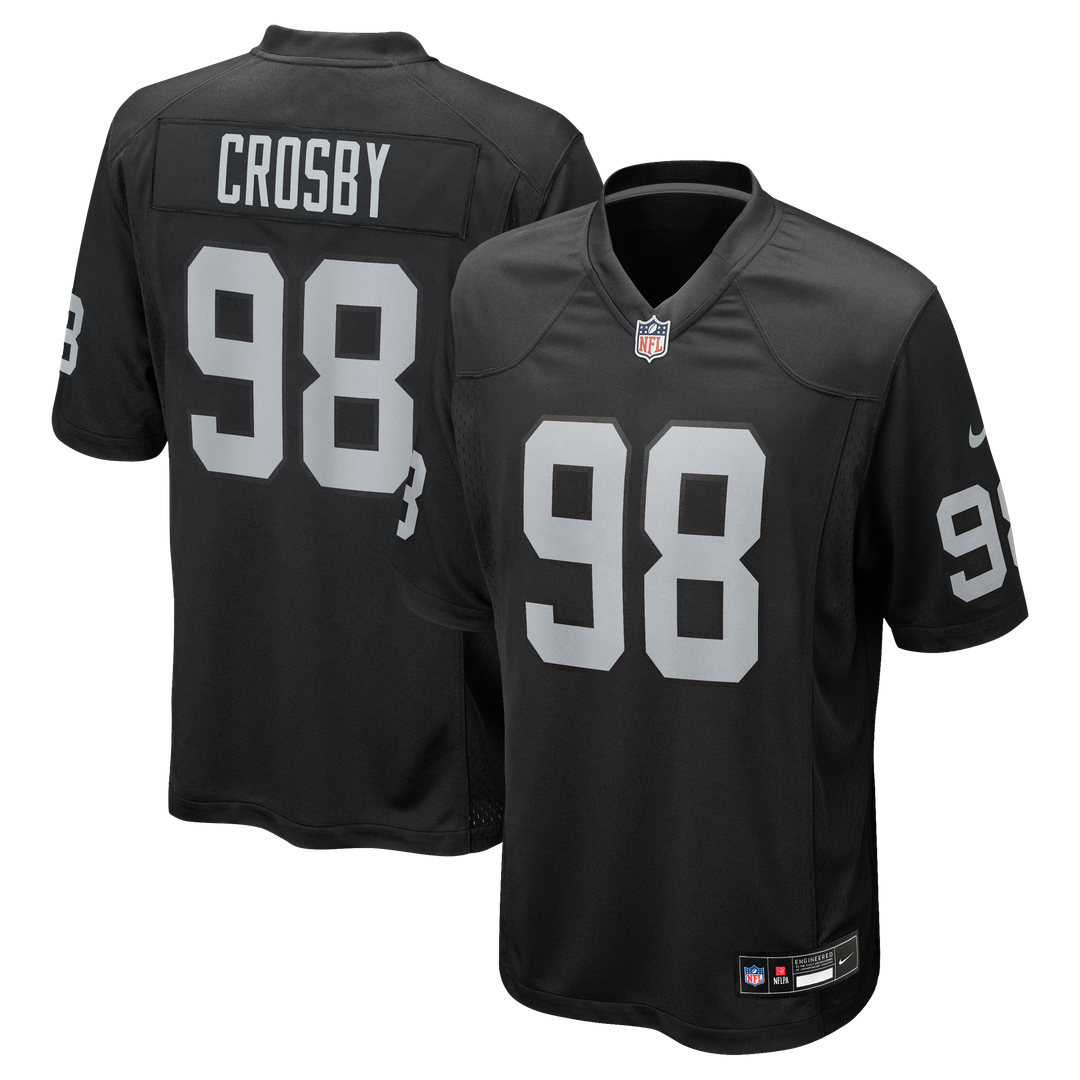 Maxx Crosby Las Vegas Raiders White Alternate Game Jersey