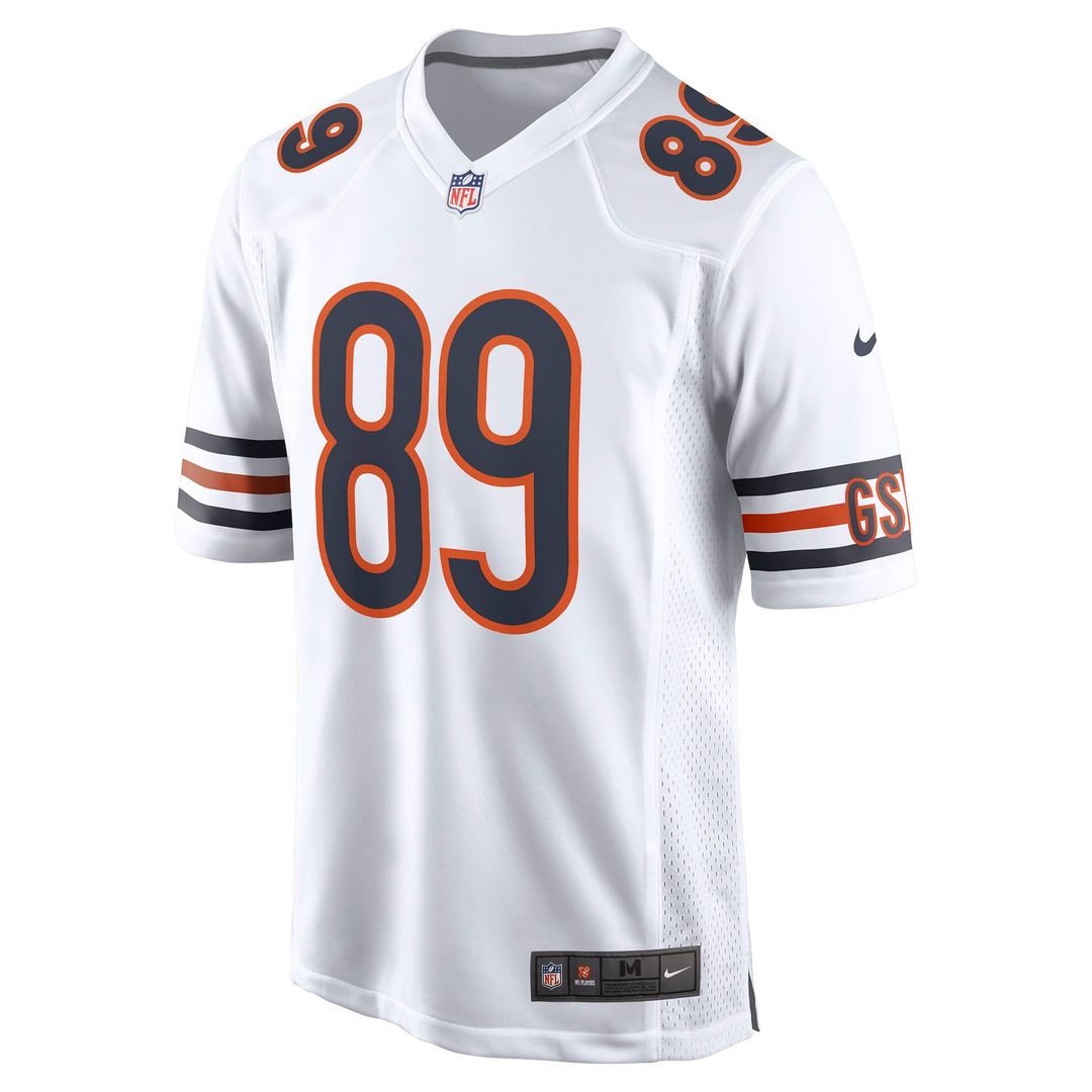 Mike Ditka Chicago Bears White Retired Player Game Jersey