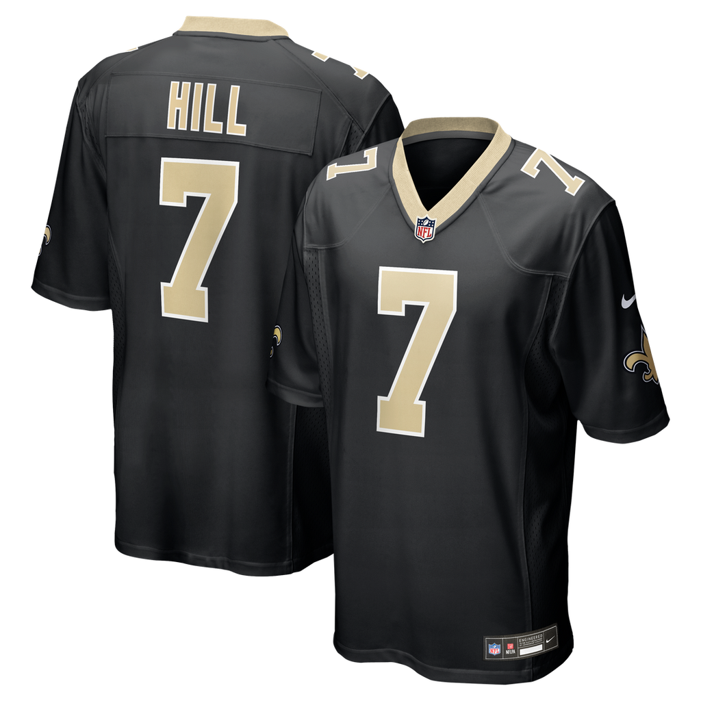 Taysom Hill New Orleans Saints Black Game Jersey