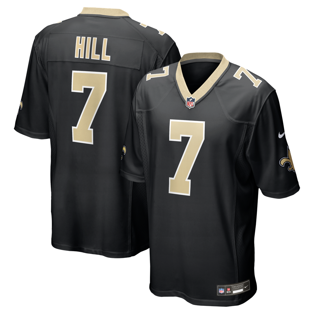 Taysom Hill New Orleans Saints Black Game Jersey