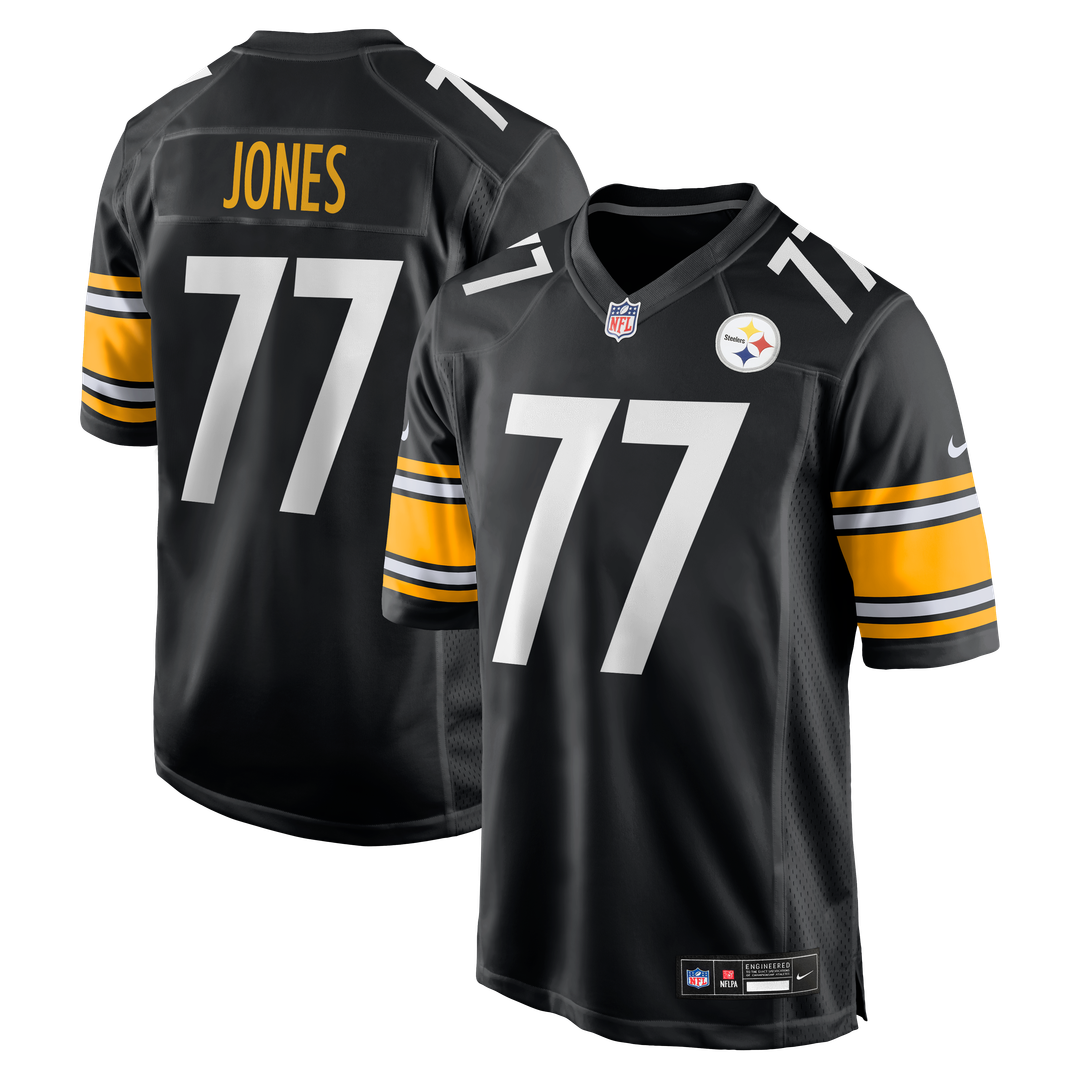 Broderick Jones Pittsburgh Steelers Black Game Jersey