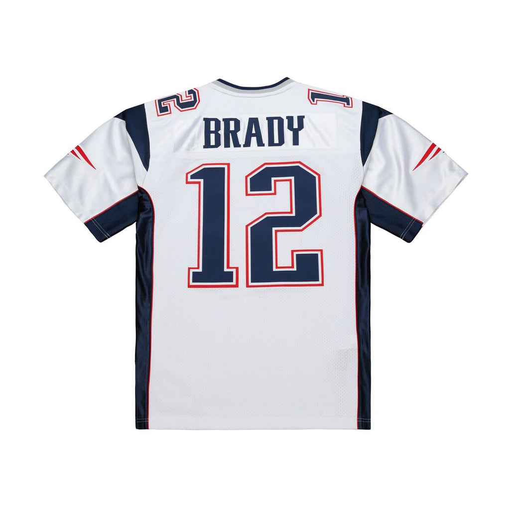 New England Patriots Tom Brady Navy Super Bowl XXXVI Authentic Throwback Jersey