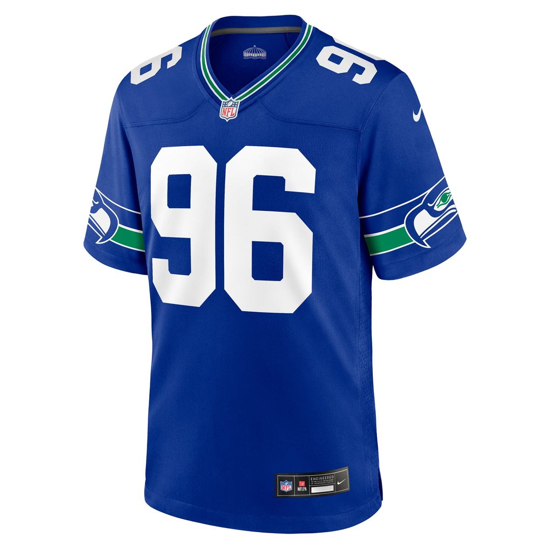 Cortez Kennedy Seattle Seahawks Royal Retired Player Alternate Game Jersey