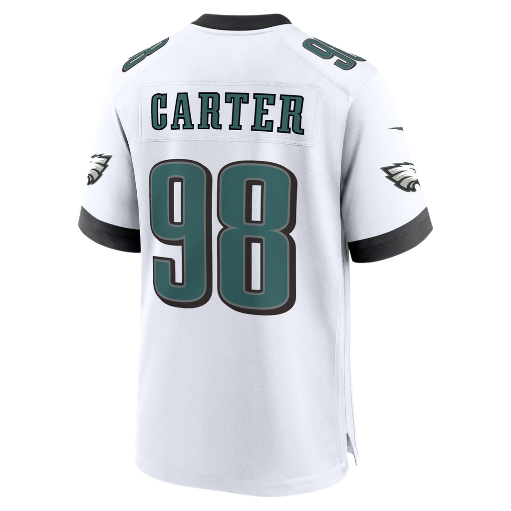 Jalen Carter Philadelphia Eagles Midnight Green Team Game Jersey