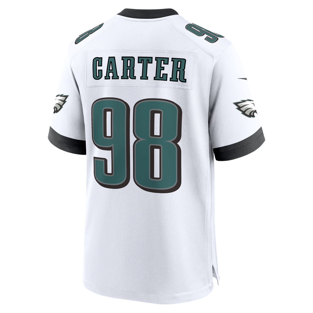 Jalen Carter Philadelphia Eagles Midnight Green Team Game Jersey