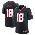 Graham Mertz Houston Texans Navy Team Game Jersey