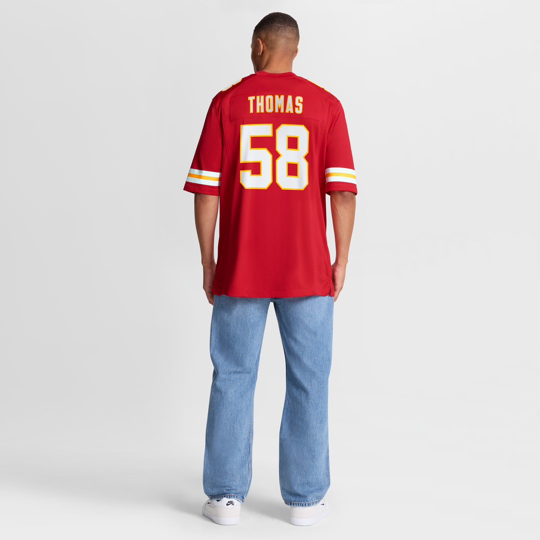 Derrick Thomas Kansas City Chiefs Red Game Retired Player Jersey