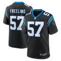 Monroe Freeling Carolina Panthers Black Team Game Jersey