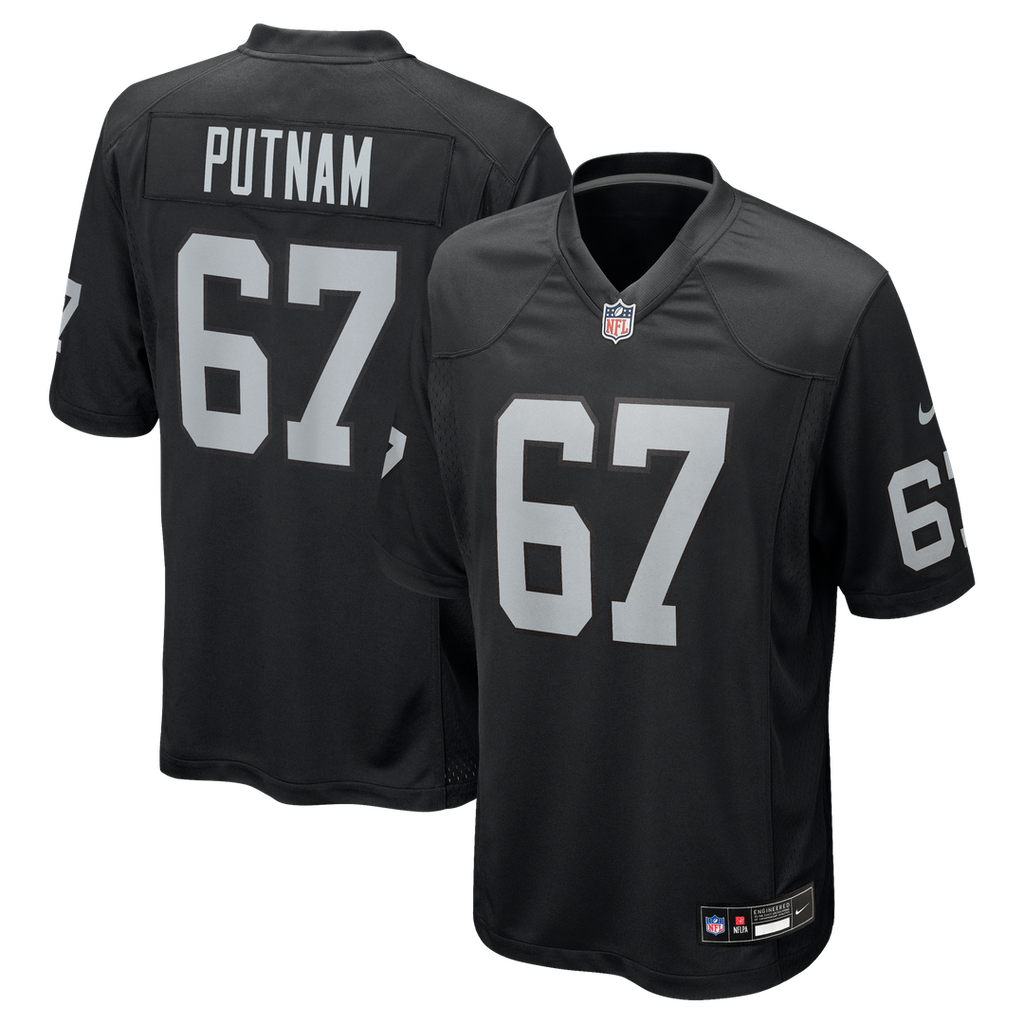 Will Putnam Las Vegas Raiders Black Team Game Jersey