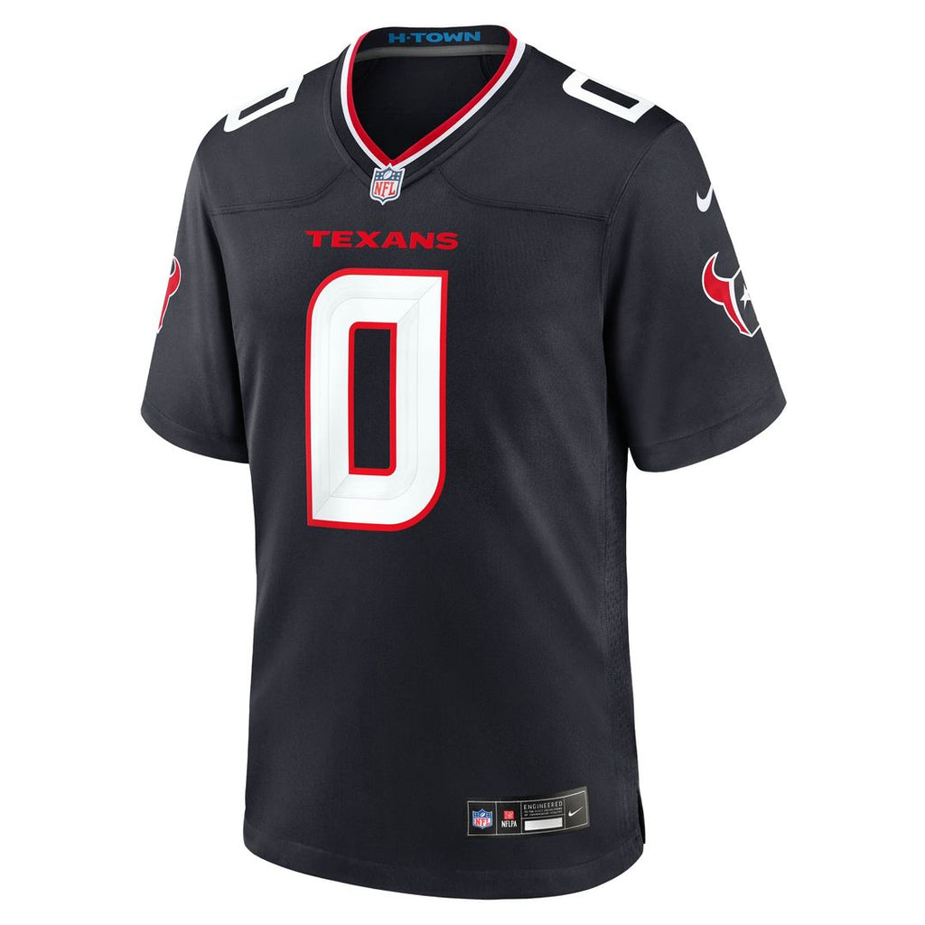 Azeez Al-Shaair Houston Texans Navy Team Game Jersey