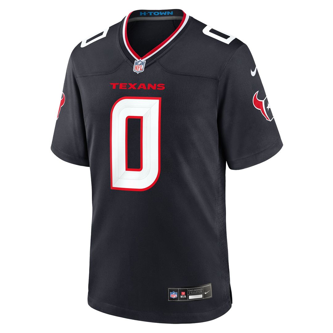 Azeez Al-Shaair Houston Texans Navy Team Game Jersey